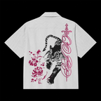 Midnight Tiger Script Stripe Shirt