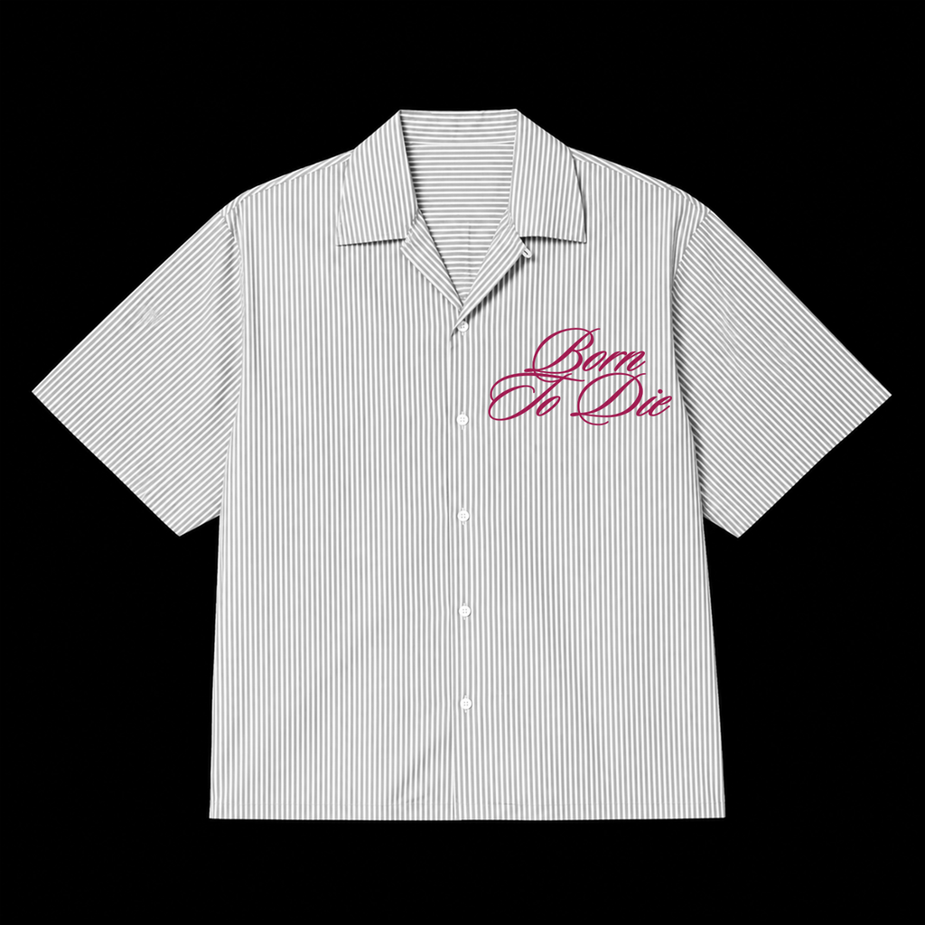 Midnight Tiger Script Stripe Shirt