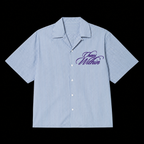 Shadow Angel Script Stripe Shirt
