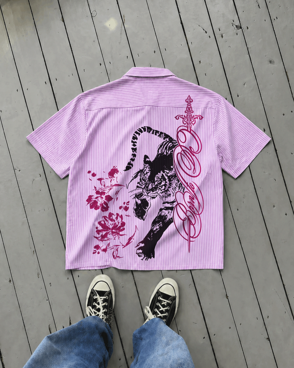 Till Death Art Stripe Shirt