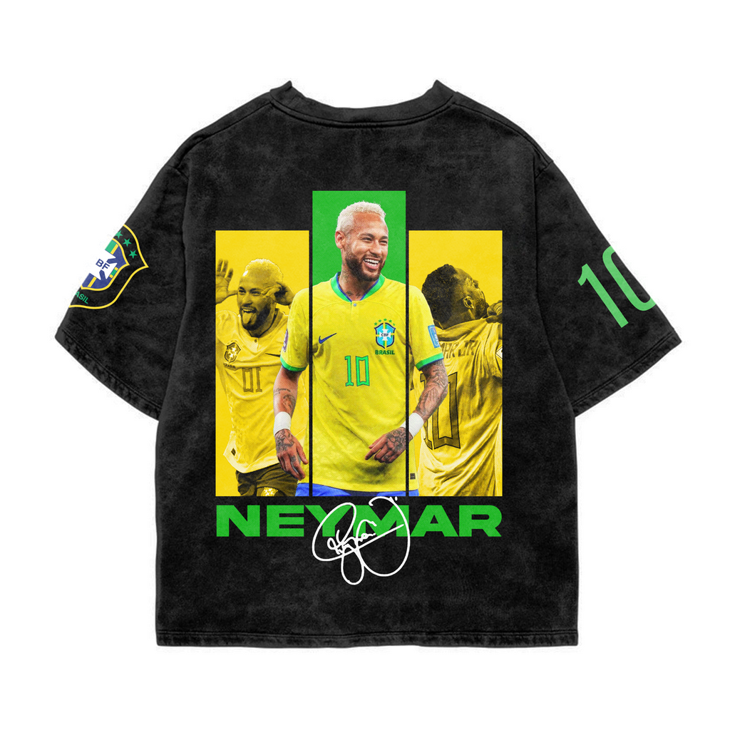 Neymar Legacy Acid Wash Oversized Tee