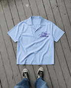 Shadow Angel Script Stripe Shirt