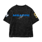 Mbappé Legacy Acid Wash Oversized Tee